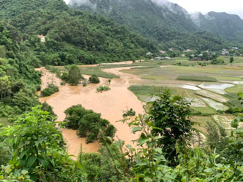 3 người thương vong, 7.000 ngôi nhà bị ảnh hưởng do mưa lũ ở Cao Bằng